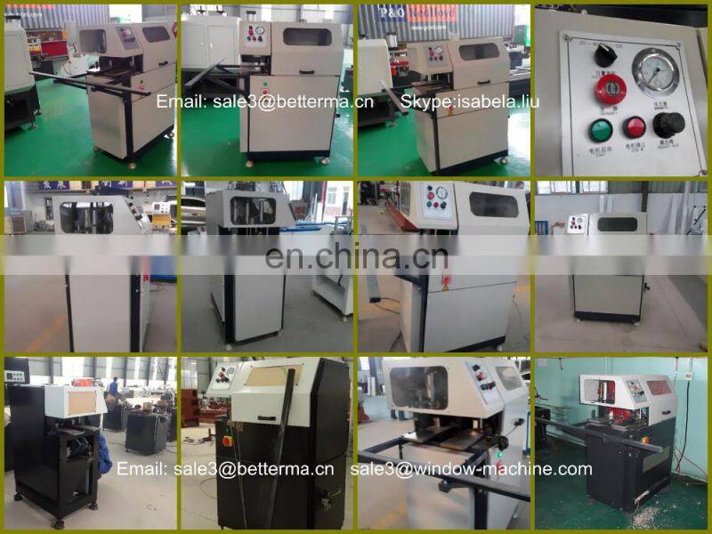 Manual portable pneumatic UPVC window door machine for corner and surface cleaning