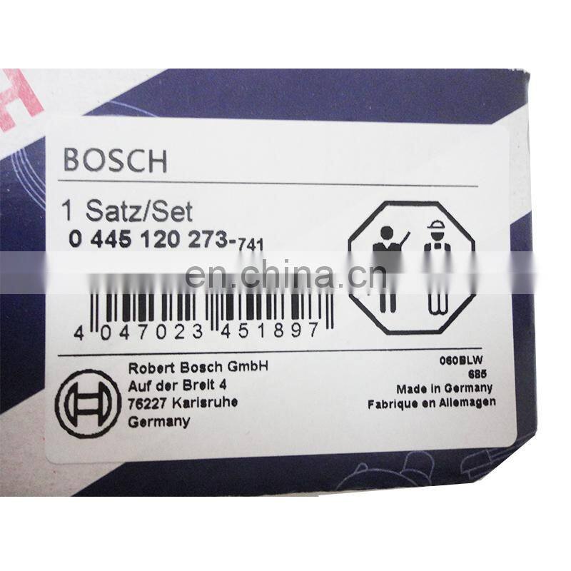 Original quality diesel engine assy stainless steel aluminum alloy 0445120273 fuel injector for truck