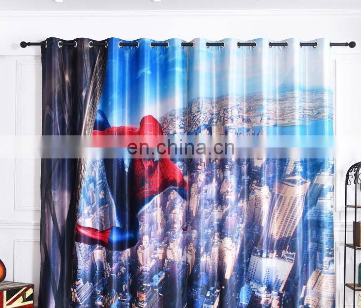 3D blackout curtain of hotel blackout window curtain