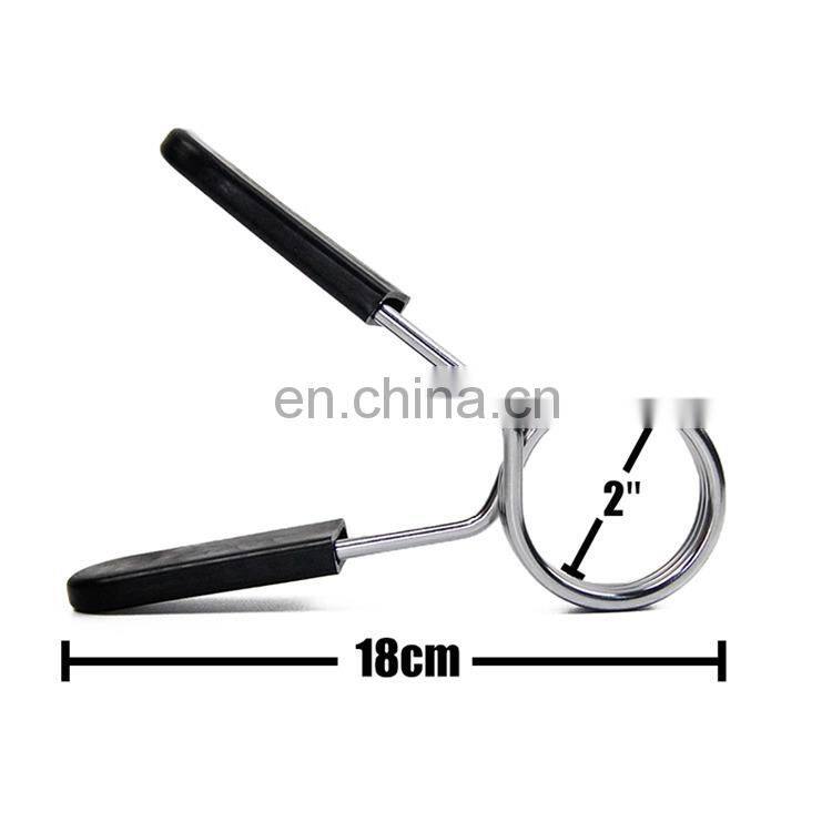 Barbell dumbbell universal spring clip