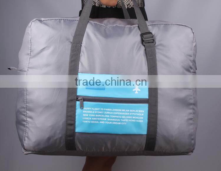 Waterproof Foldable Super Lightweight Large Capacity Storage Luggage Bag for Travel Camping, Sports Gear or Gym, Can Attach on t