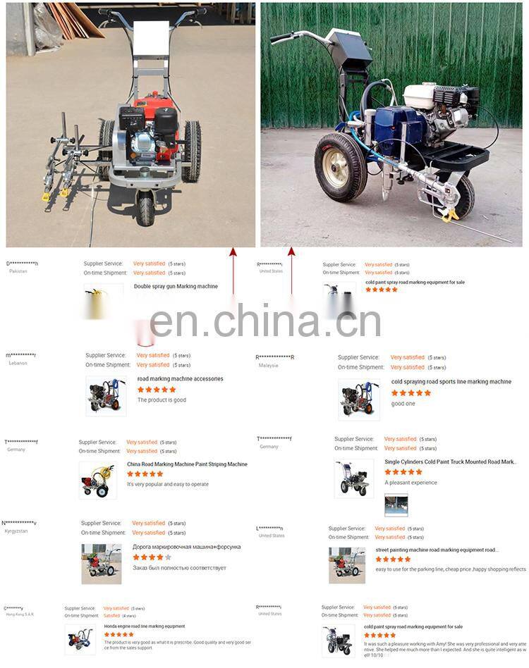Hongda Engine Walk-up Cold Spray Automatic Cold Paint And Thermoplastic Road Marking Machines Price For Sale