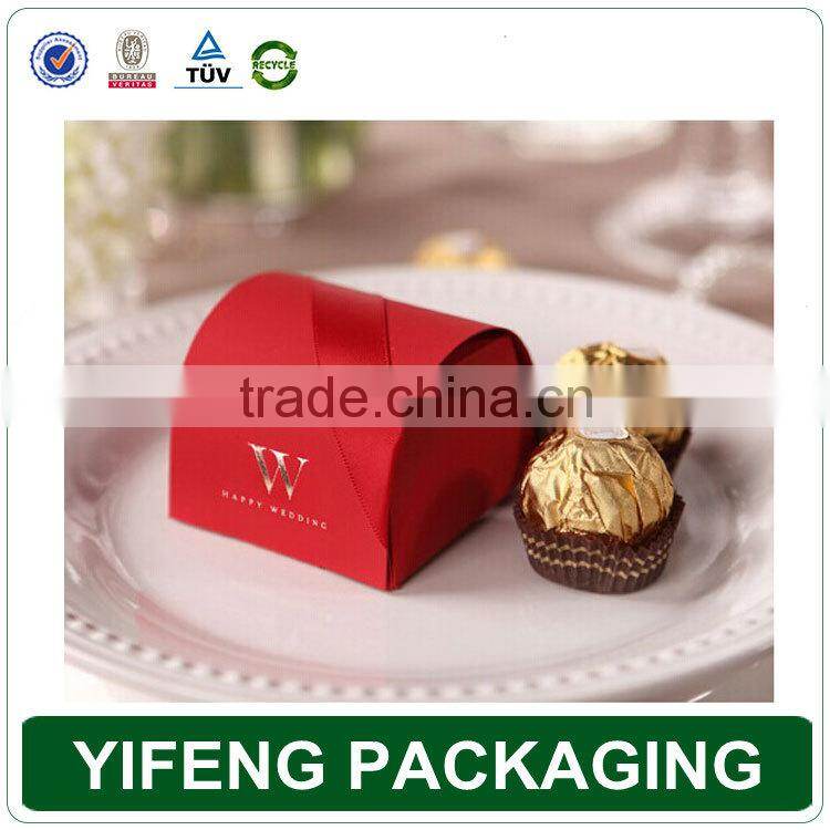 China Custom Bulk Paper Fancy Mini Gift Wedding Candy Box Wholesale