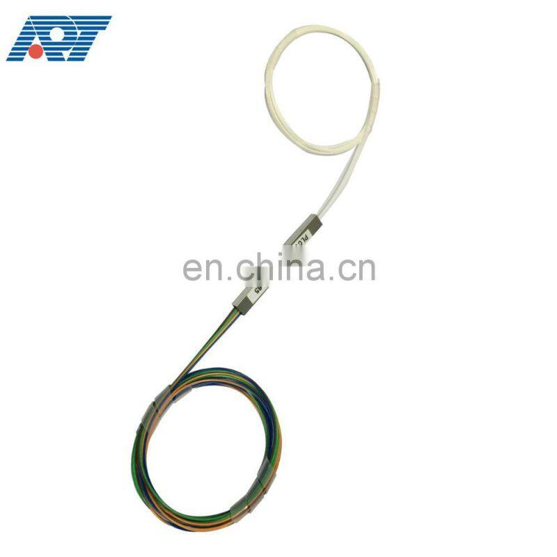 Communication equipment1x2 1x4 1x8 1x16 1X32 1X64 PLC splitter wavelength 1260 - 1650nm Bare Fiber type PLC optic splitter