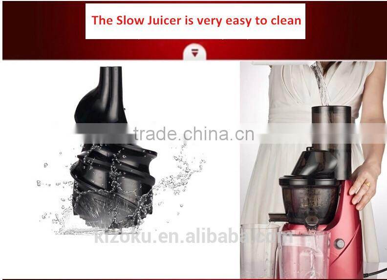 BPA FRE Wide Mouth AC induction motor 76mm Whole fruit slow juicer SP-DJN-001