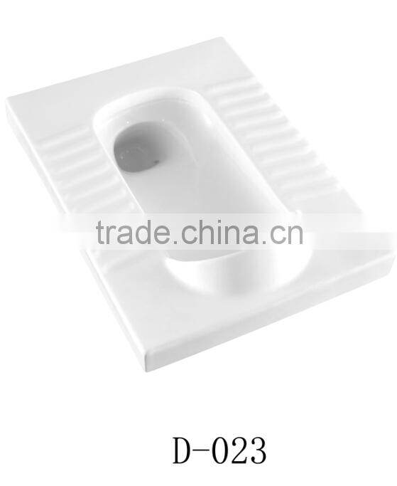 Economical Bathroom Ceramic Basin with decor