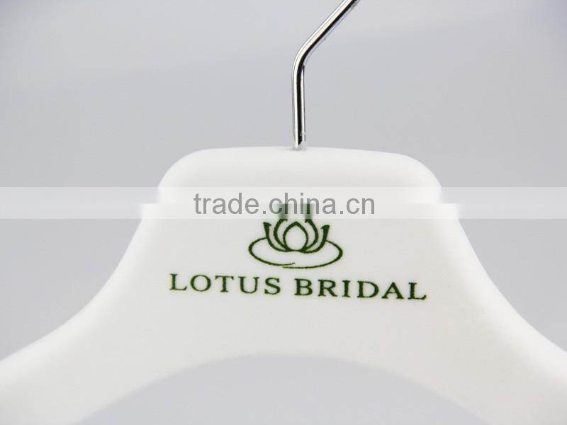 high end fashion velvet hanger with special shape for luxury clothes