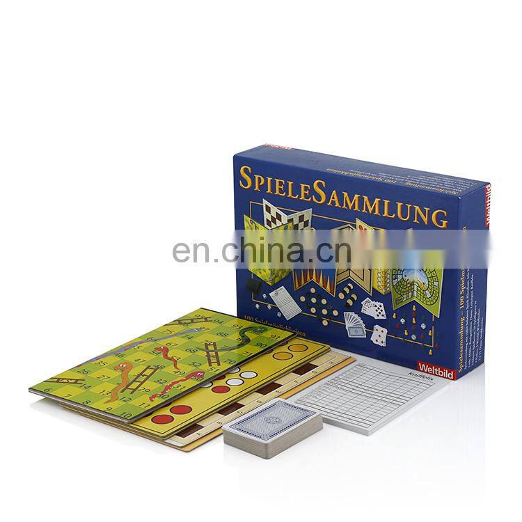 Custom Juegos De Mesa Paper Kids Children Chess Family Board Game For Family