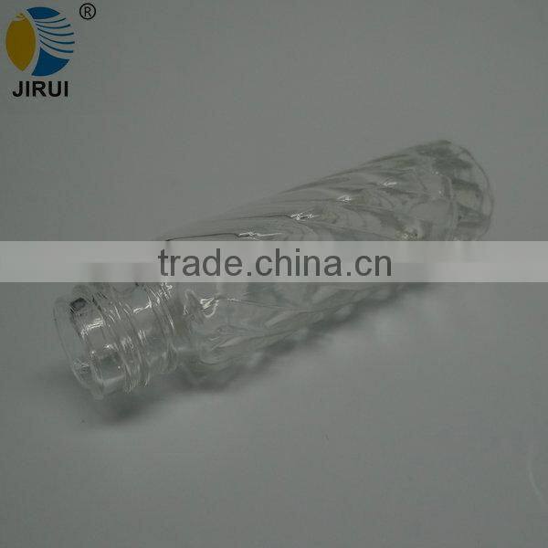 10ml Round Shape Twill Clear Glass Roll on Bottle