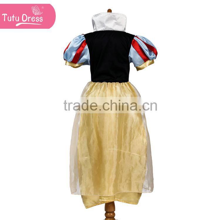 High quality stain long snow white princess dress