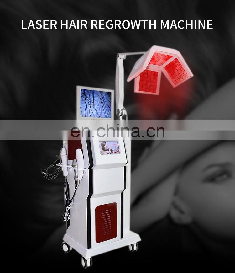 Salon Professional Anti Hair Loss Laser Diodes Machine Hair Follicle Detection Analysis Scalp Massager Hair Growth Machine