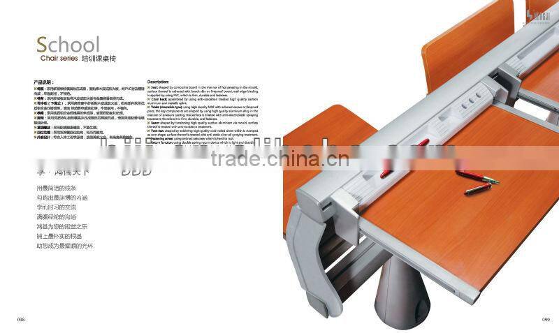 own patent school furniture classroom table and chair TC-964-1-V for student