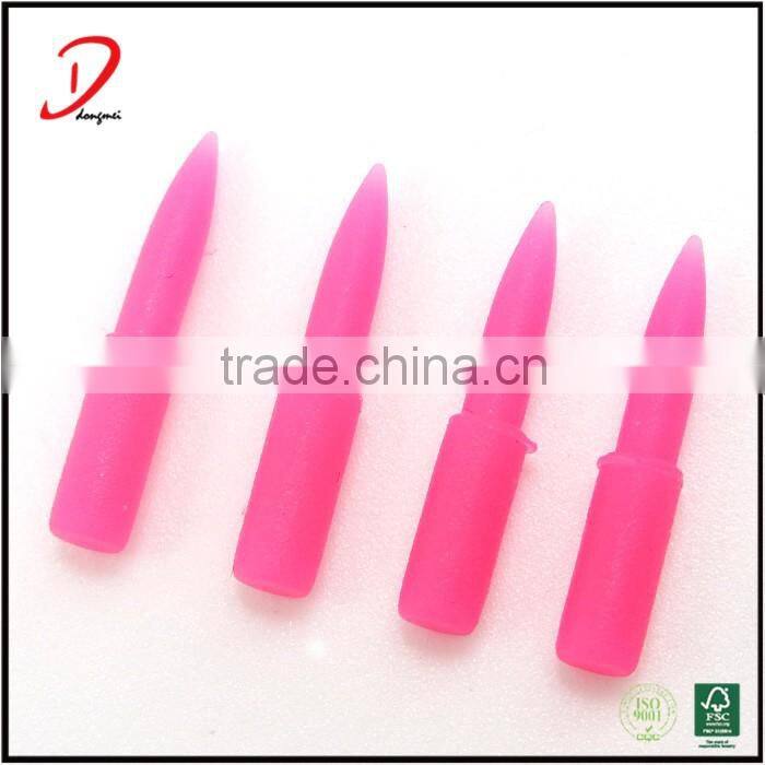 Wholesale cheap colored silicone eyeliner brush heads