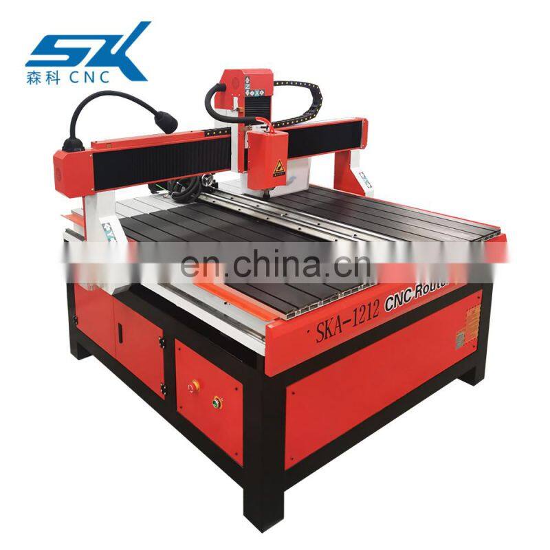 SENKE 4 axis Advertising Wood MDF Door PVC CNC Router Cutting Engraving Drilling Machine