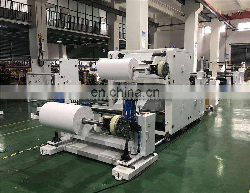 UTHQ1100K Automatic Dutch oven fryer parchment oil wax paper cross cutting sheeting machine