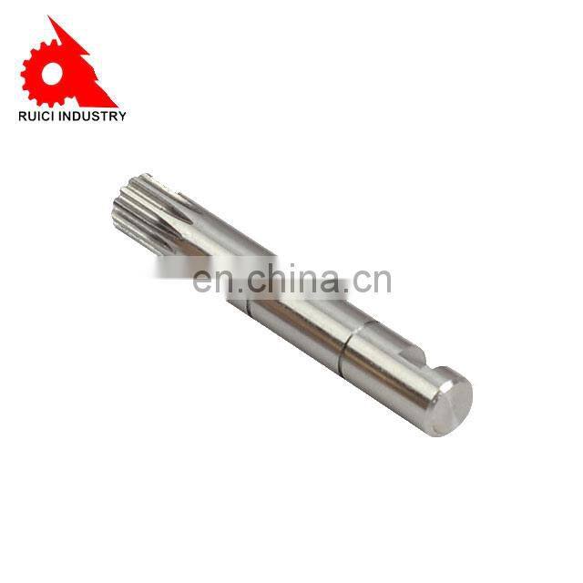 OEM precision cnc machining circular saw shaft