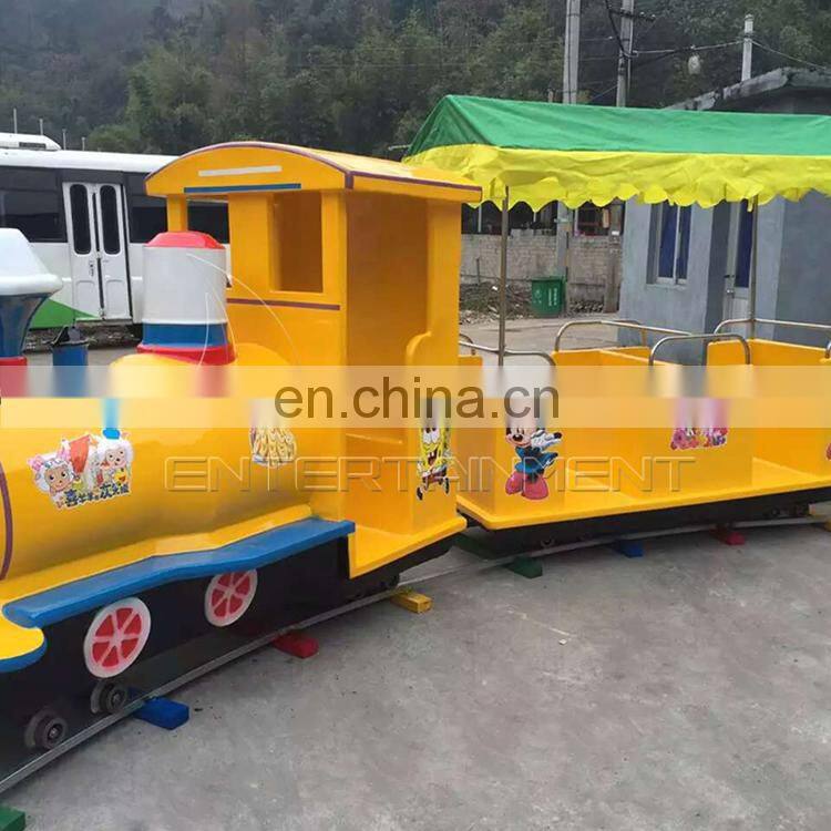 christmas carnival games electrical train with tracks for children