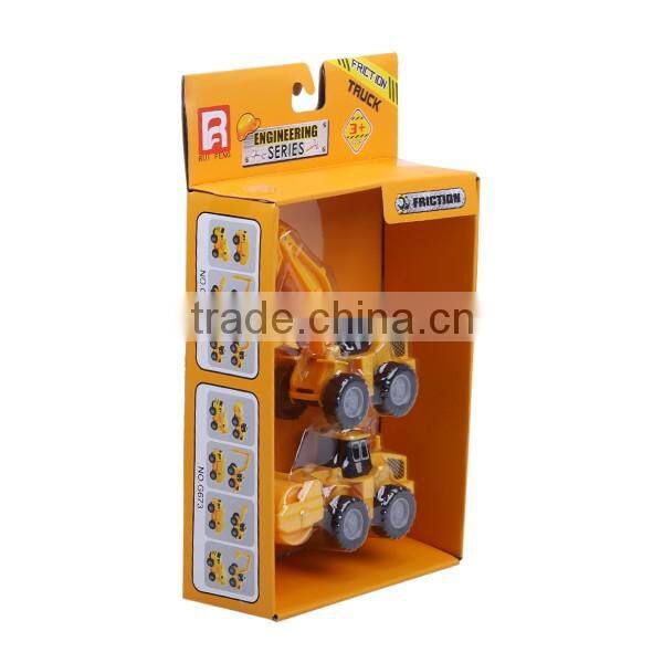 2 In 1 Construction Plastic Trucks Playset