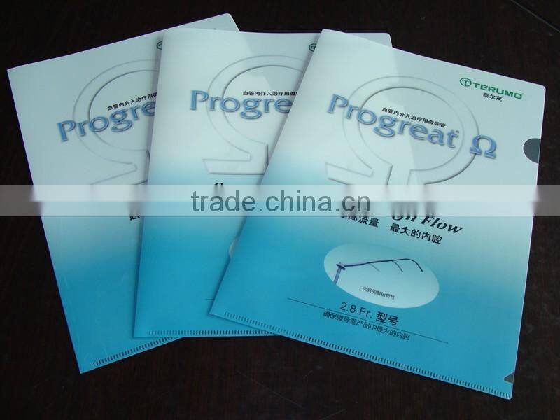 wholesale plastic sheet folder, 20 pages display pocket pp clear book file folder