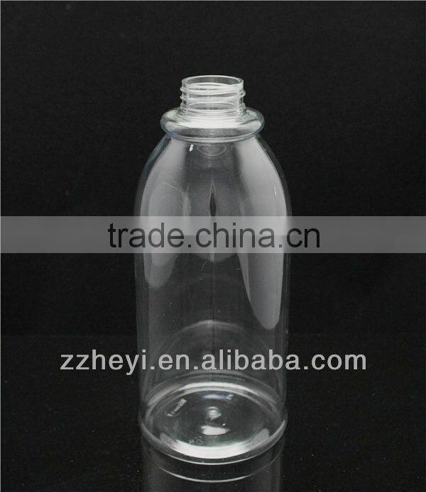 28oz 800ml beautiful round plastic pet shampoo bottle