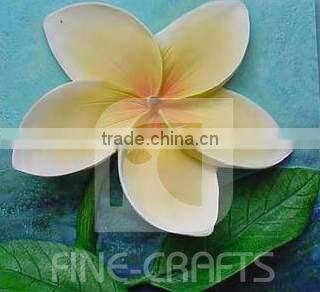 Flower wall plaque decoration