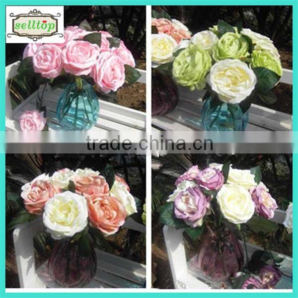 28cm single stem silk artificial rose flower
