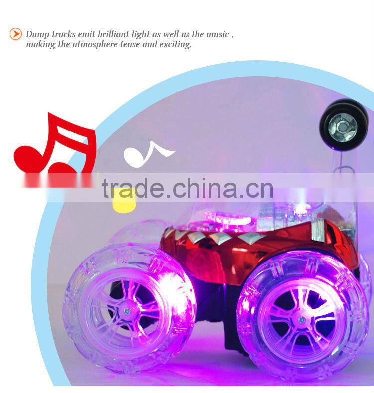 rc stunt car LED light wheels remote control rc car
