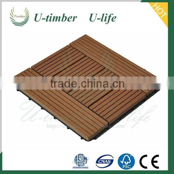 Excellent quality WPC composite diy decking floor