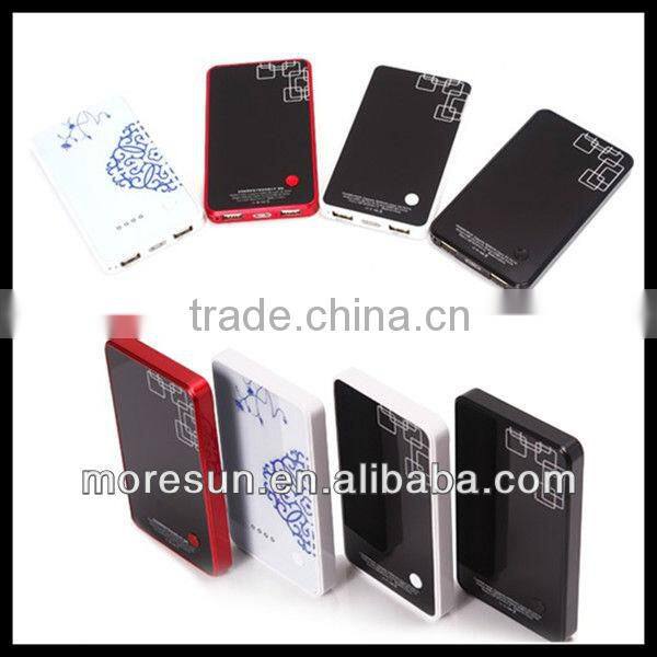 6000mAh 6 volt car battery mobile charger external battery for mobile