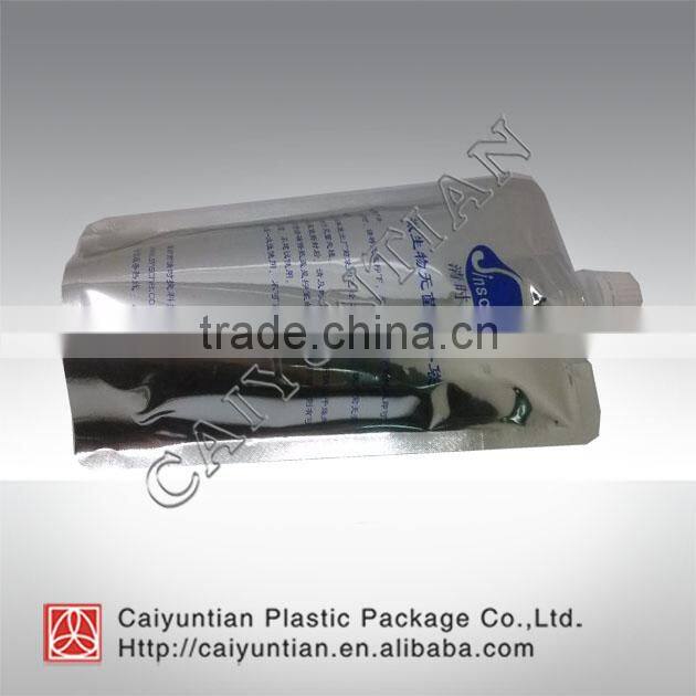 Special shape plastic packing bag for bath goods