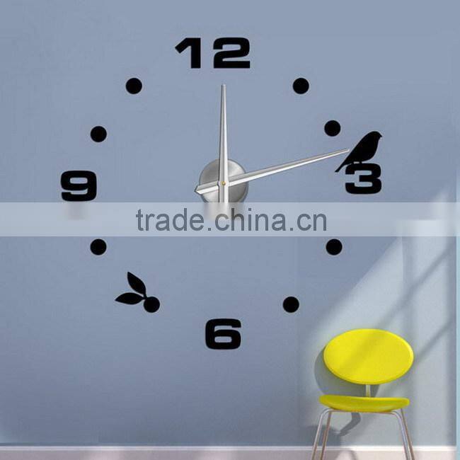 2015 new style DIY butterfly wall clock theme