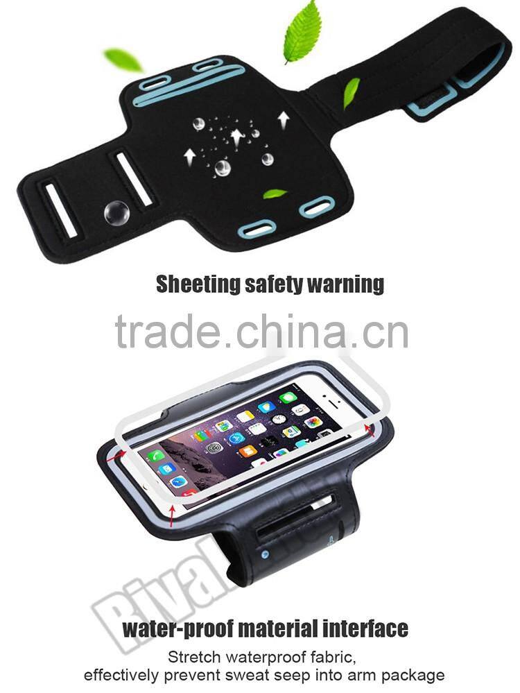 waterproof phone armband adjustable sports armband for running and fitness activitie armband
