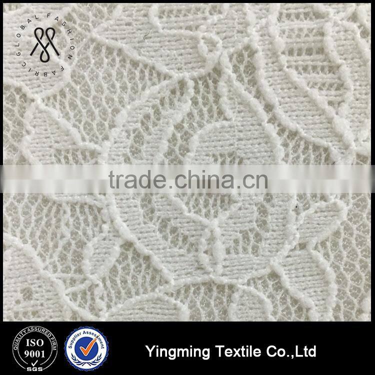 92%P,8%SP, lace fabric for dress,garment,wedding dress