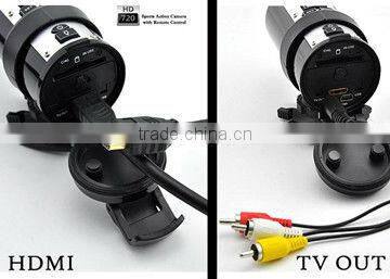 Laser light HD Helmet Camera for Outdoor Sports with Remote Control