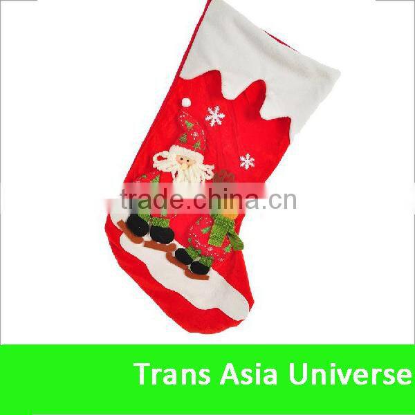 Best selling custom cheap print christmas stocking