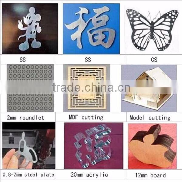 High power 150/260W laser metal nonmetal cutting machine