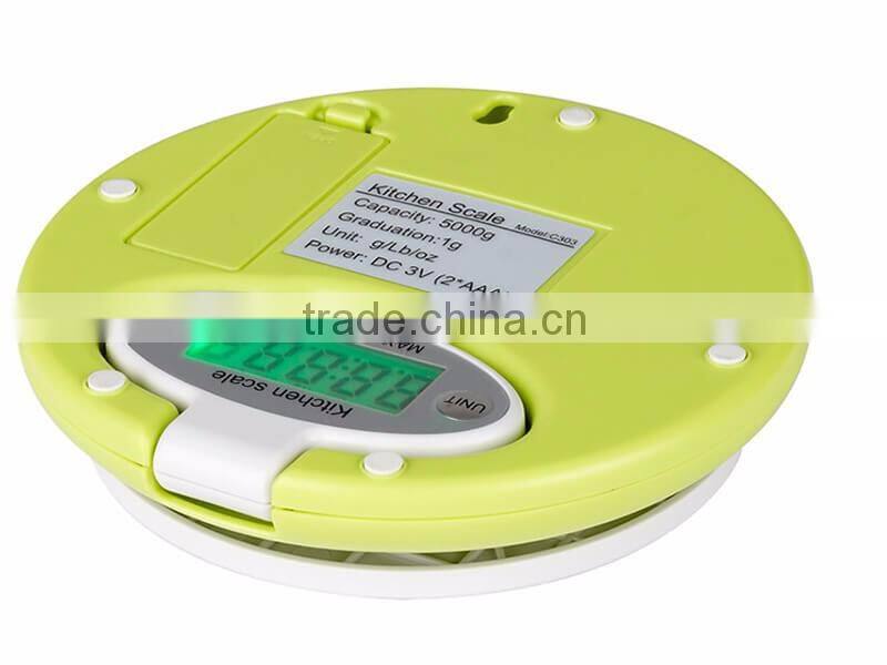 Digital Kitchen Weighing Food Scale for Household 2016 Unique Style 5kg/11lbs