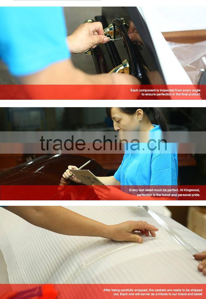 U-JS02 cremation urn manufacturer customer low wooden box