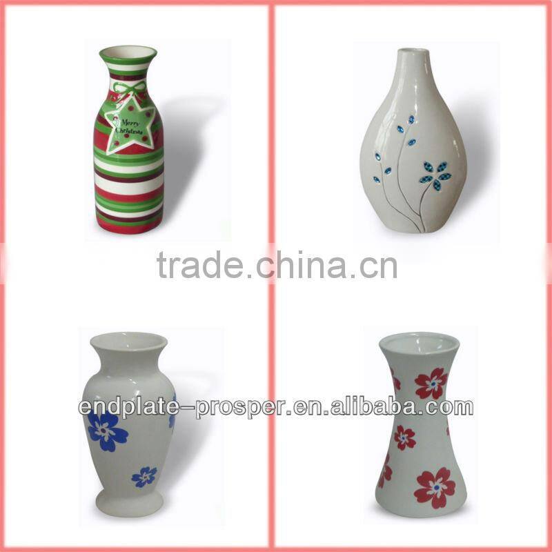 Christmas antique ceramic vase art modern