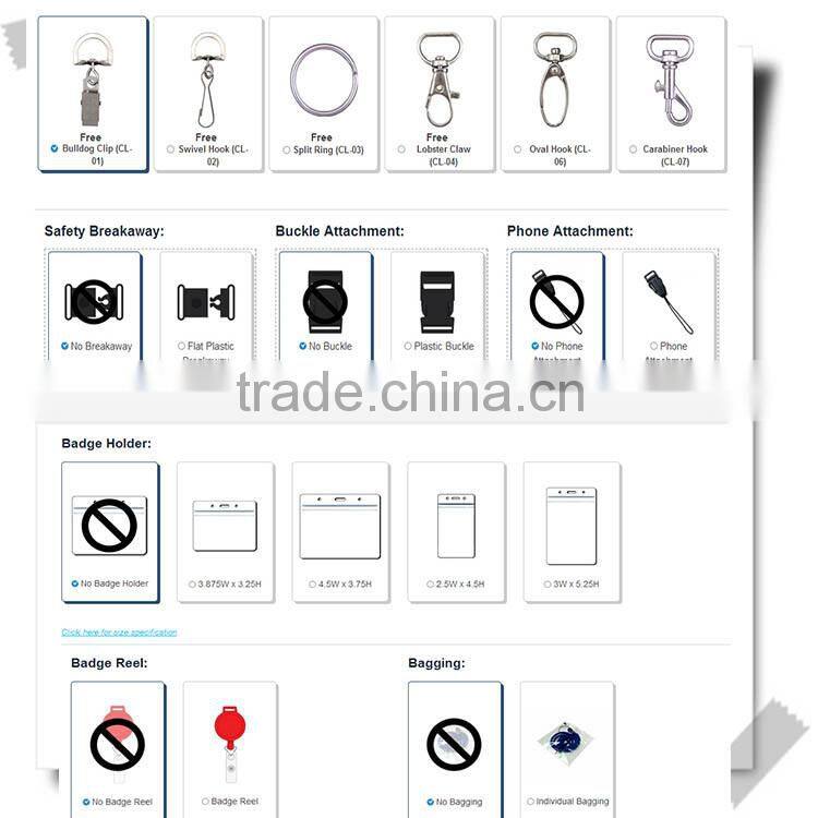 Promotional cheap & classical custom printing neck lanyards