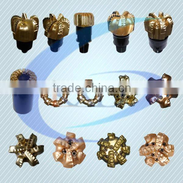 Well drilling diamond core drill bits for hard rock