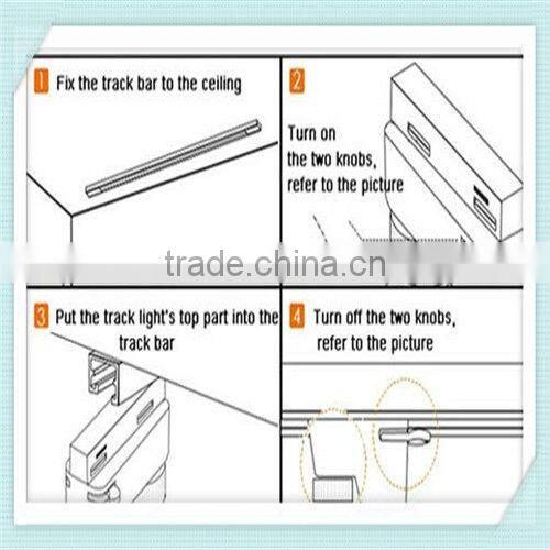 shop window cob track light led (HZ-COB-GD004)