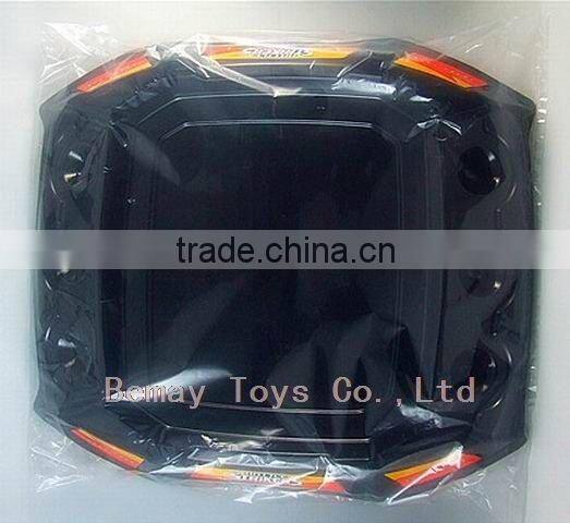 HOT SALES!!!SPINNING TOP, B/O (BATTERY OPERATED) BATTLE TOPS/THE BATTLE STRIKERS with STADIUM / ARENA.ITEM #202951