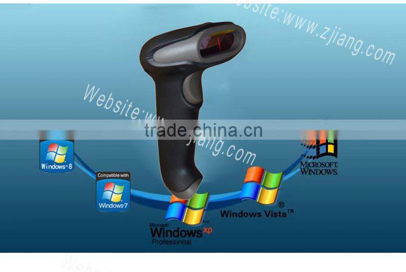 Economics USB Black 1D laser bar code scanner reader for supermarket pos terminal