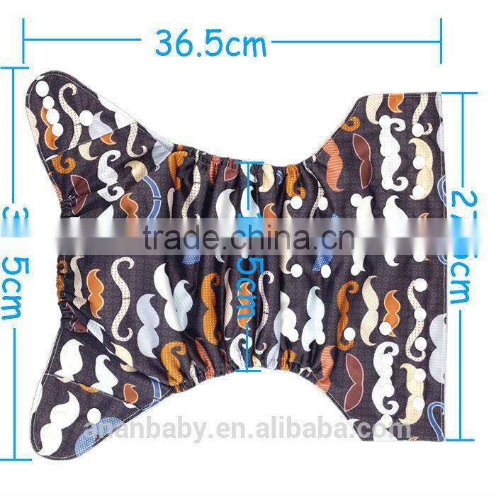 Cartoon Cloth Diapers for Bebe Diapers Manufacture