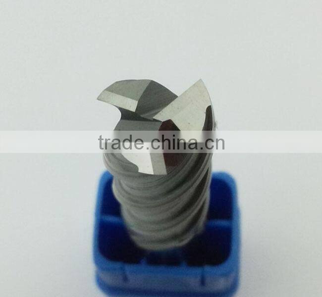 Top quality precise 3 flute Germany end mill helix angle for aluminum