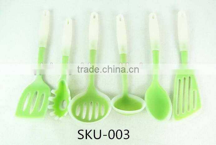 2016 Hot Sale Heat-Resistant Silicone Cooking Utensils Set with stand & silicone kitchen products