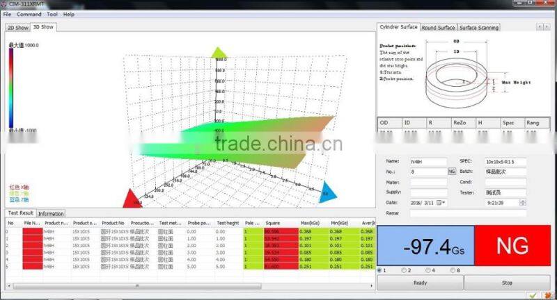 LINKJOIN CIM-3115 Magnet Analyzer magnetic field tracer magnetic field strength of surface magnets trade assurance supplier