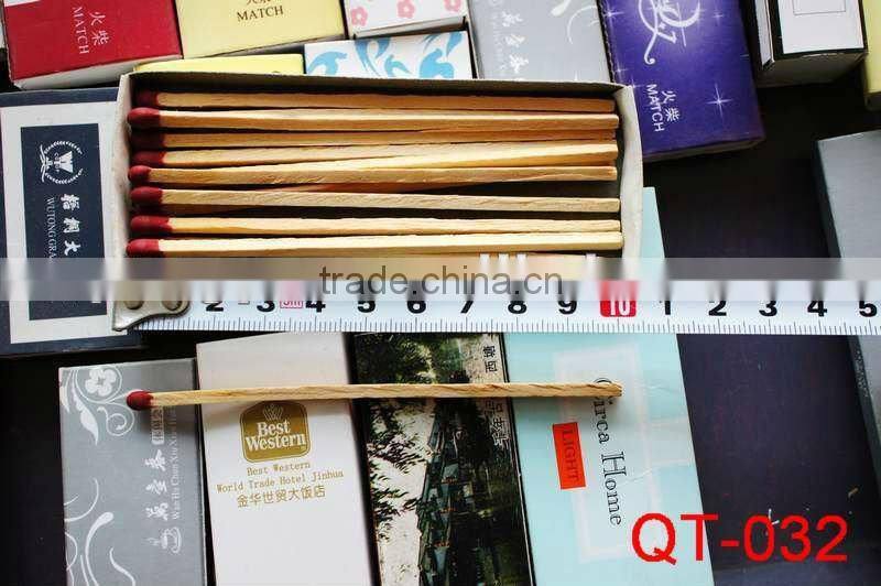 100mm safty match for hotel/QT032