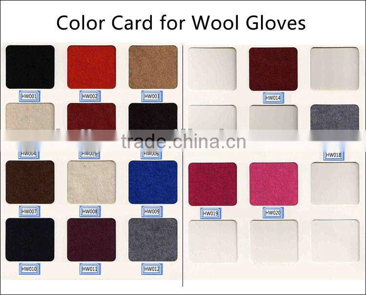 Best Feeling Girls Coffee Wool Gloves for Sale